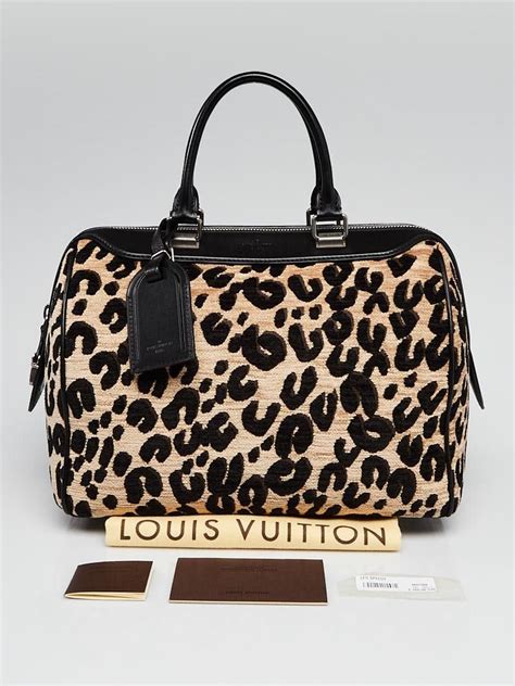 louis vuitton leopard speedy bag|More.